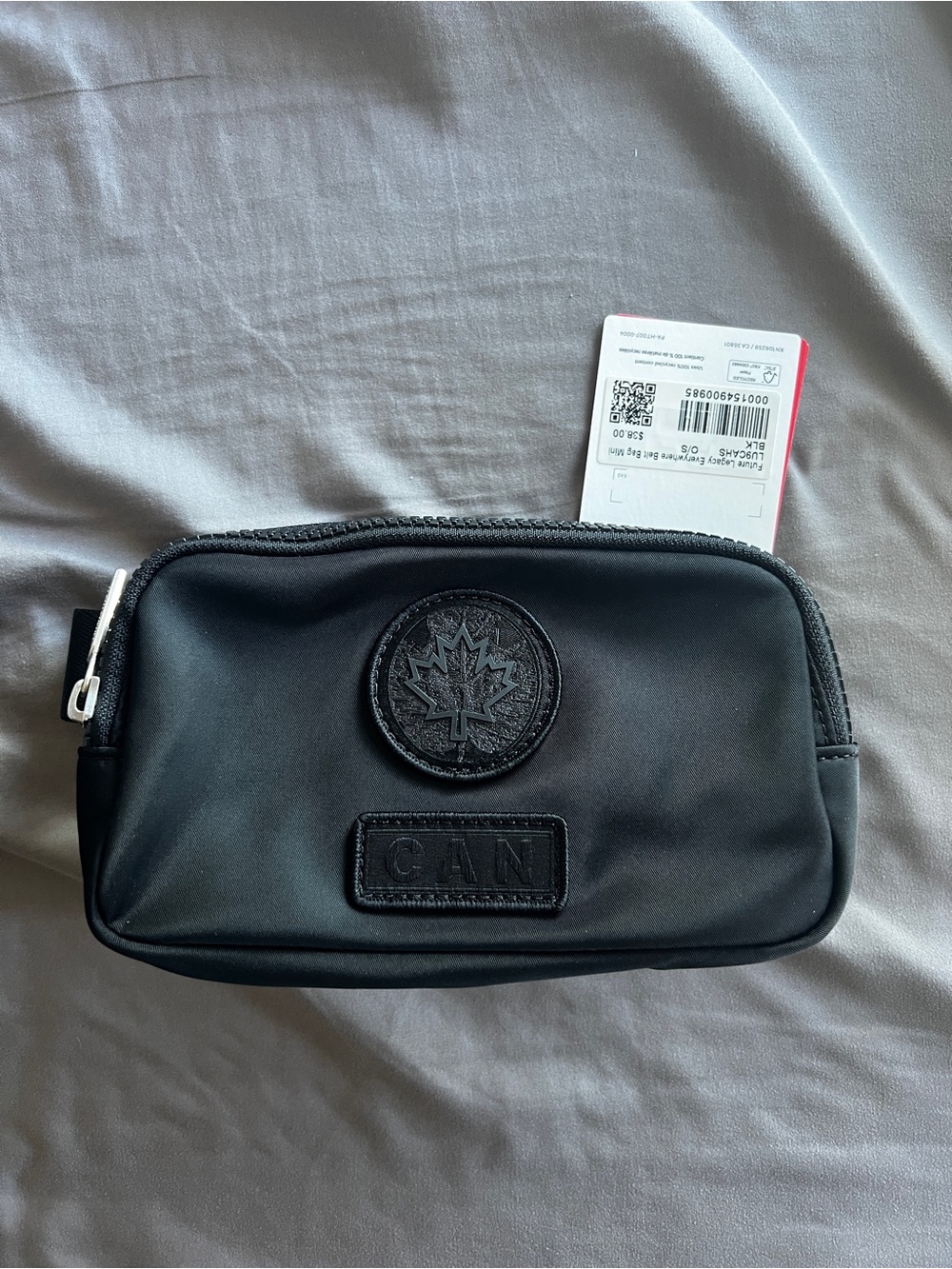 lululemon athletica Black CAN Maple Patch Toiletry Pouch